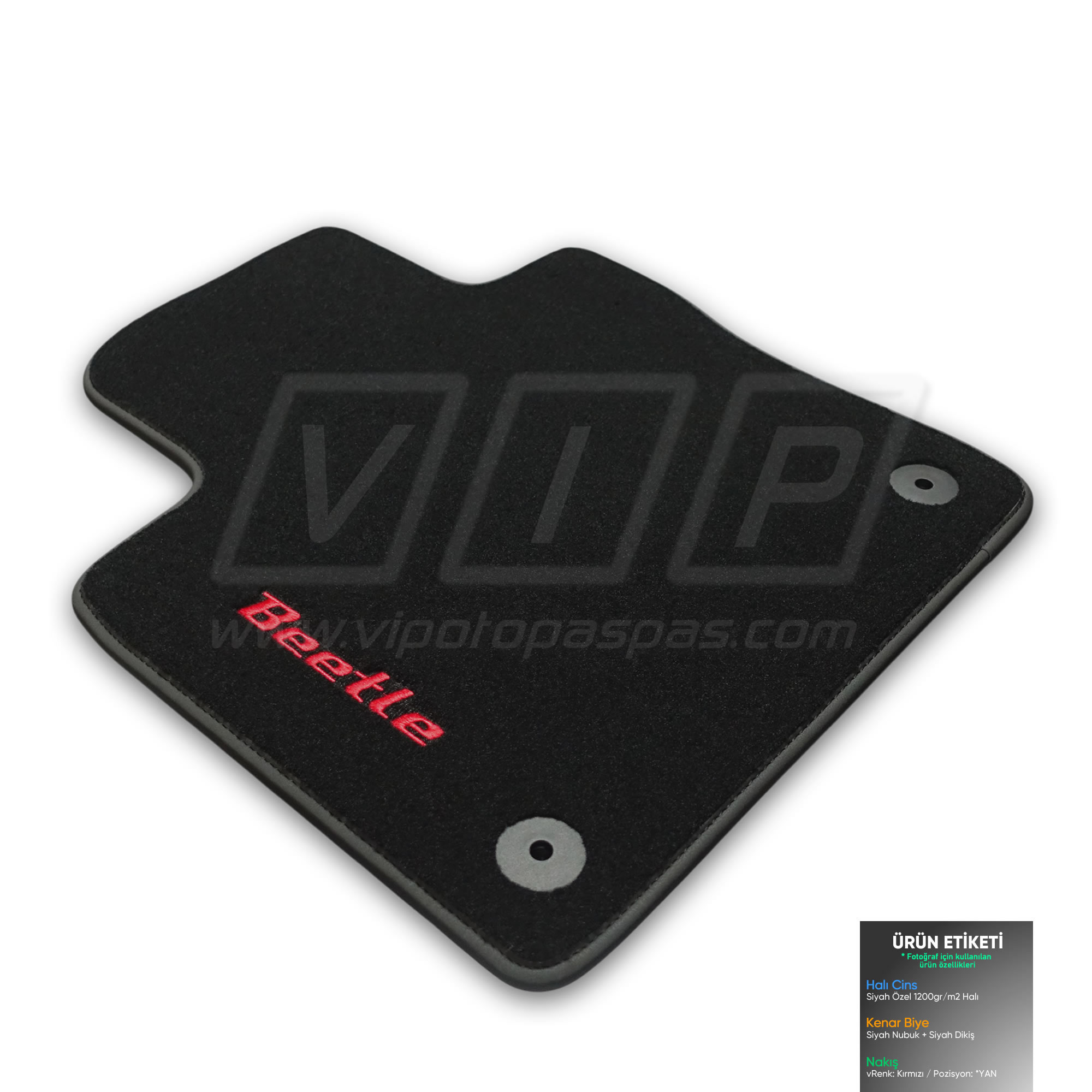 VW Beetle Halı Paspas Takımı 2012 ve Sonrası #Beetle1