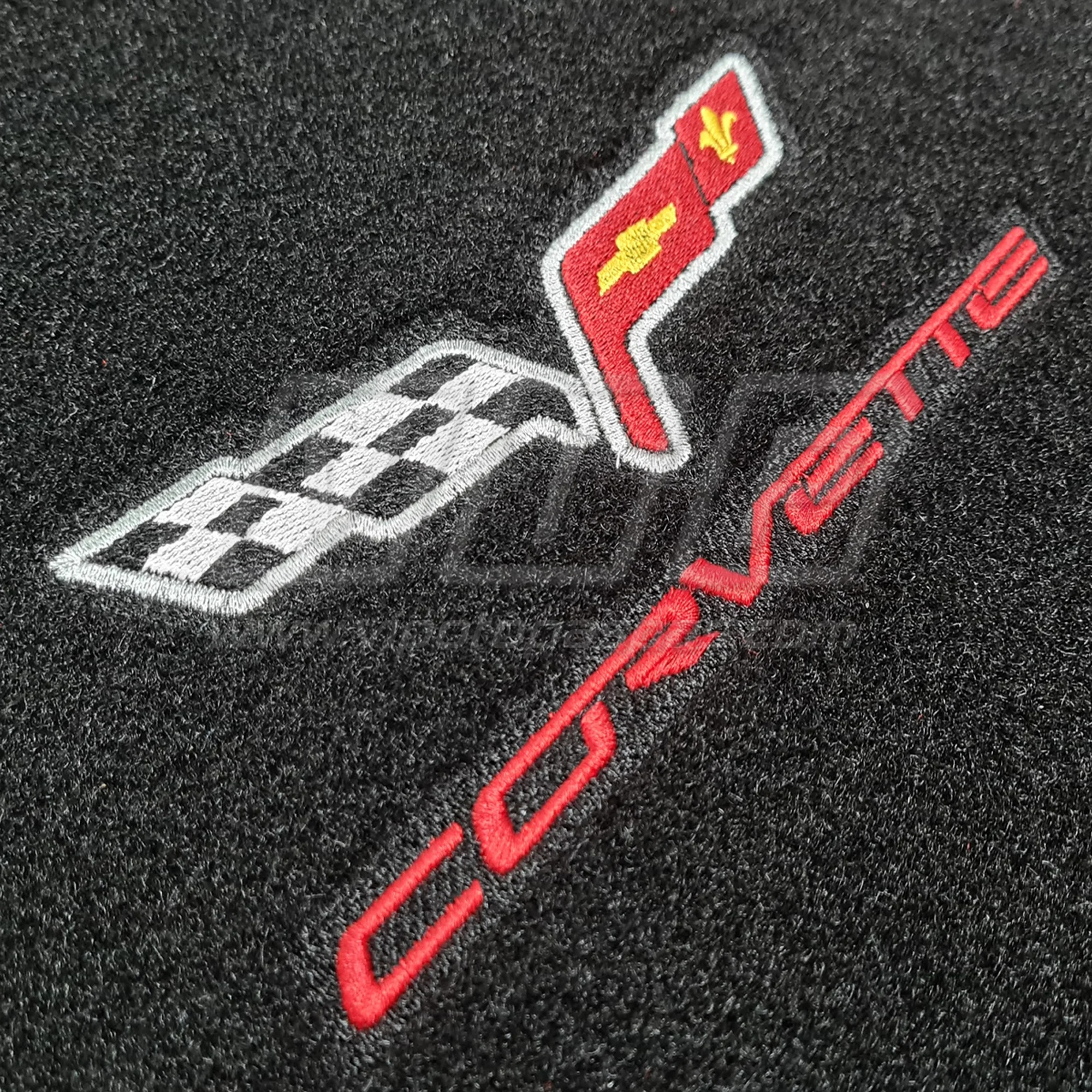 Corvette C6 Kırmızı Halı Paspas Takımı 2005-2013 #Corvette
