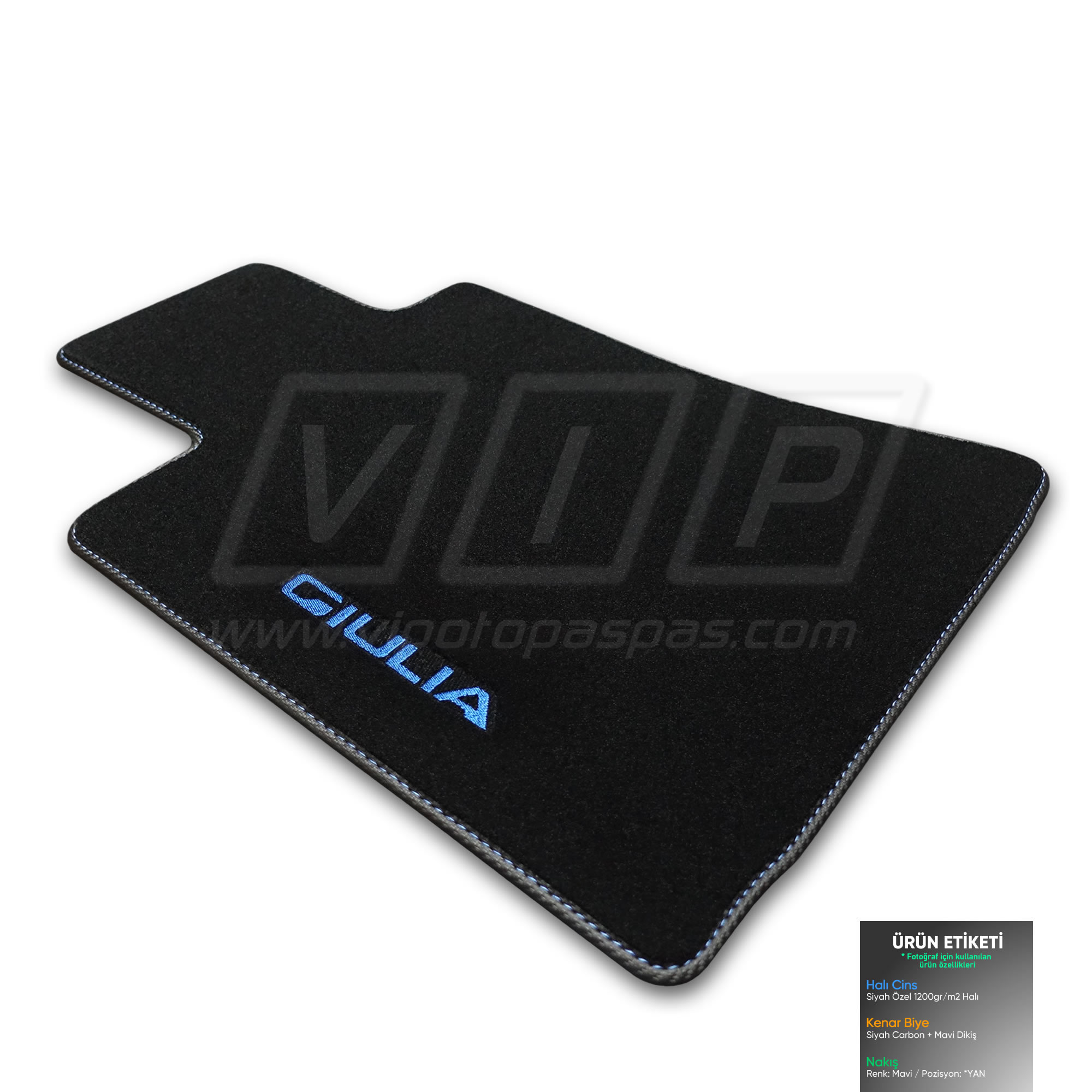 Alfa Romeo Giulia Halı Paspas Takımı 2016 ve Sonrası #GIULIA