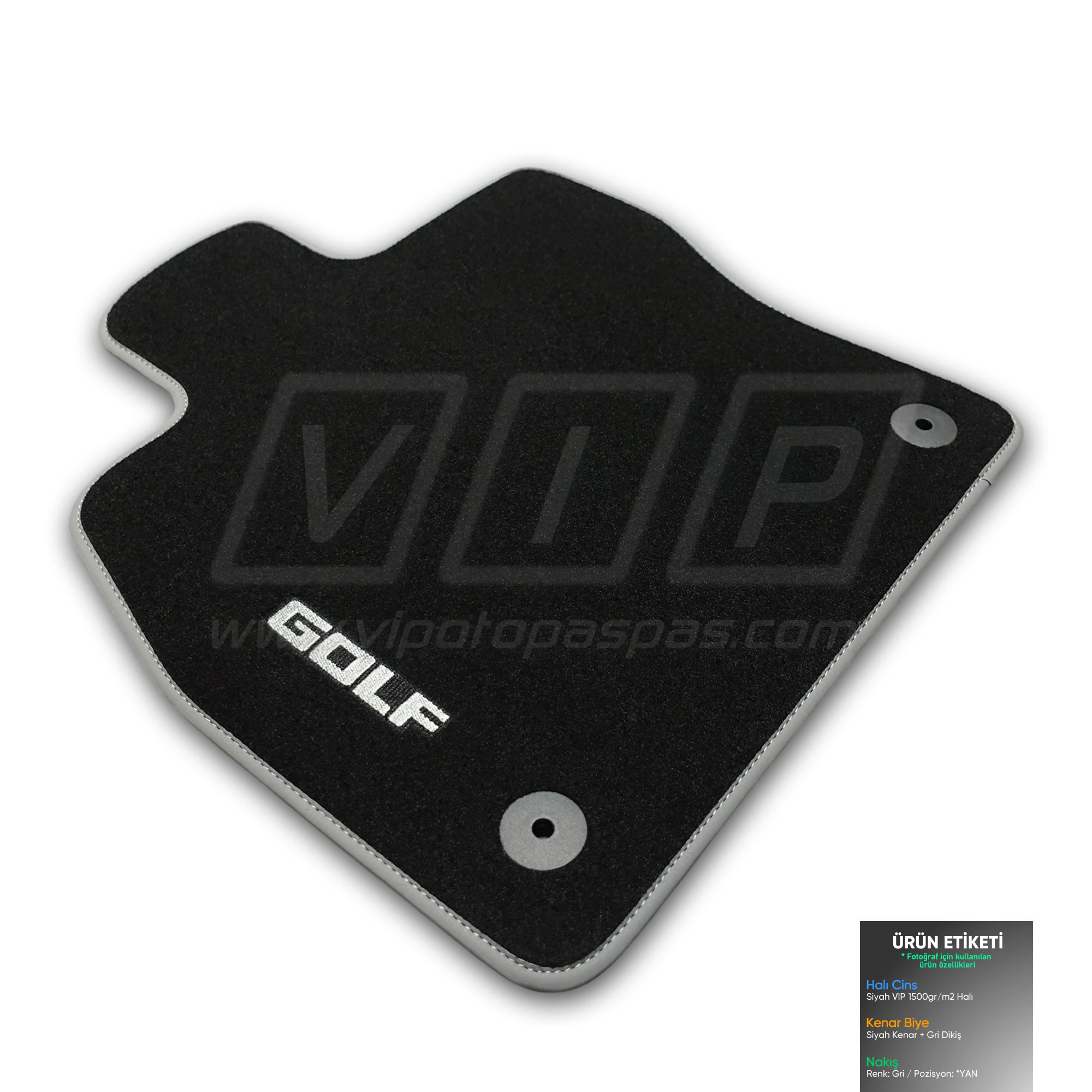 VW Golf 7 Halı Paspas Takımı 2013-2018 #GOLF